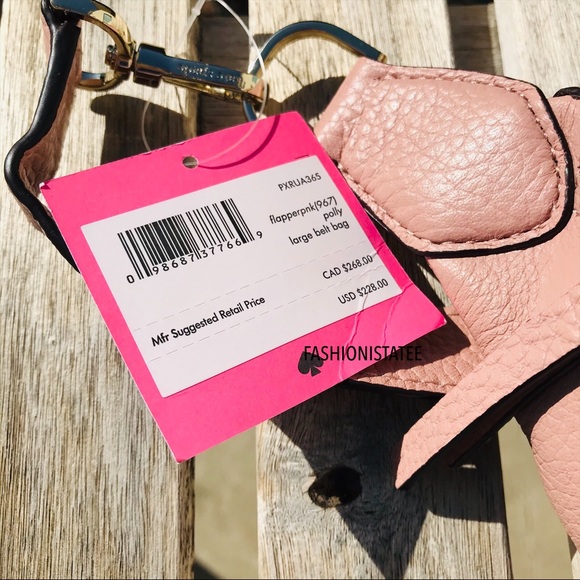 Kate spade large belt bag flapper pink fanny pack - Picture 4 of 8